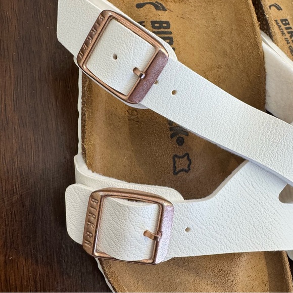 Birkenstock Yao Balance Birko Flor Sandal White Size EU 39 US 8-8.5 Narrow NEW - Picture 3 of 7